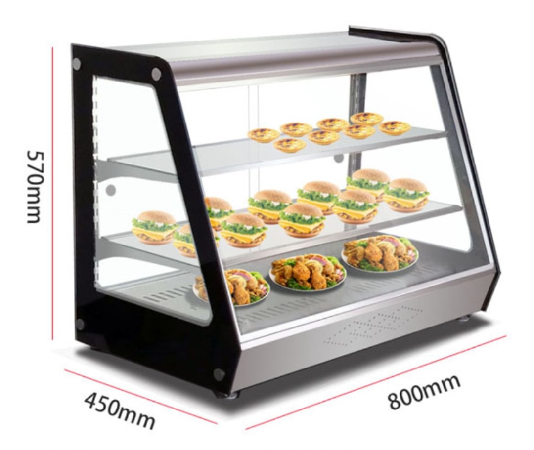Tủ giứ nóng bánh ngọt 80cm